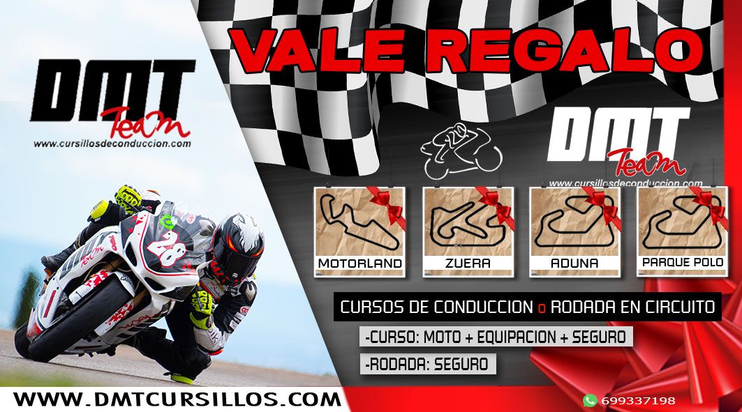 Vale regalo cursos DMT Team